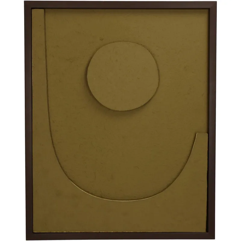 Διακοσμητικό Τοίχου ArteLibre Πράσινο Χαρτί 40x3x50cm
