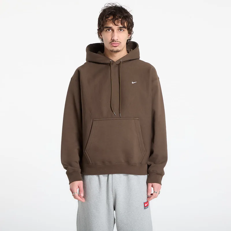 Φούτερ Nike Solo Swoosh Men's Pullover Hoodie Dark Hazel/ White XS
