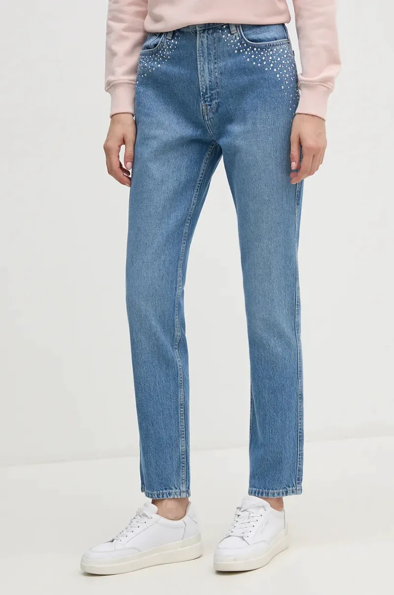 Τζιν παντελόνι Pepe Jeans SLIM JEANS UHW SPARKLE