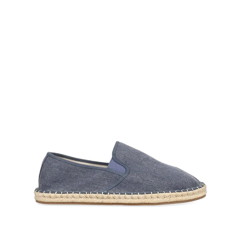 Ανδρική μπλε denim εσπαντρίγια