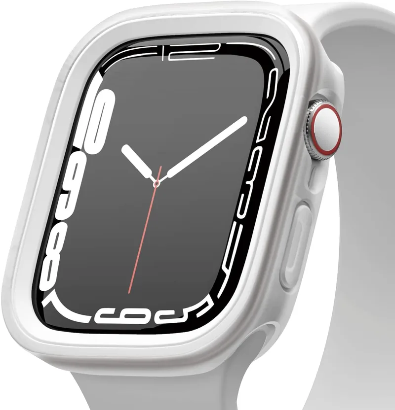 Elago Θήκη Duo Case Apple Watch SE/9/8/7/6/5/4 (41/40mm) - Transparent / White (EAW41DUO-TRWH)