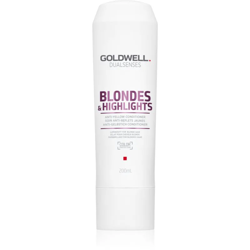 Goldwell Dualsenses Blondes & Highlights κοντίσιονερ για ξανθά μαλλιά εξουδετέρωση κίτρινων αποχρώσεων 200 μλ