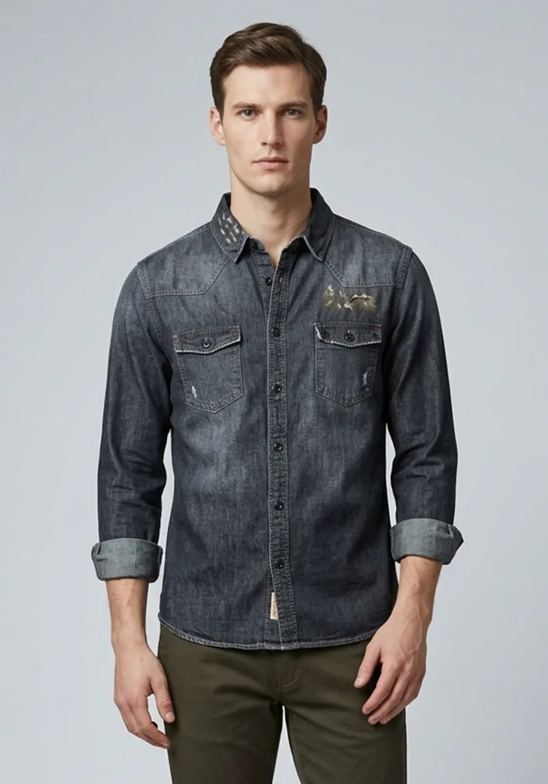 Staff Jeans & CO Πουκάμισο Fino - 61-009.030 N0000 Original