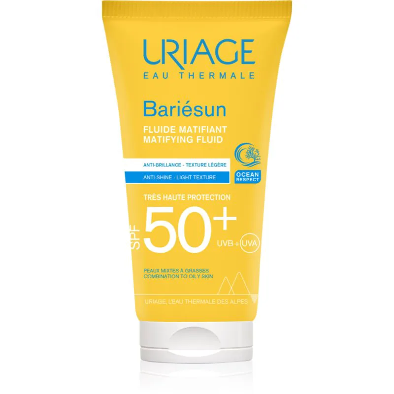 Uriage Bariésun Matifying Fluid SPF 50+ ματ υγρό με ενυδατική επίδραση SPF 50+ 50 ml