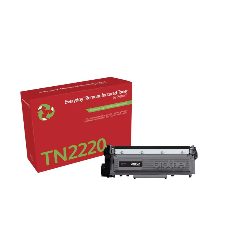 Xerox Everyday Black Toner Replacement for Brother TN2220 Standard Capacity