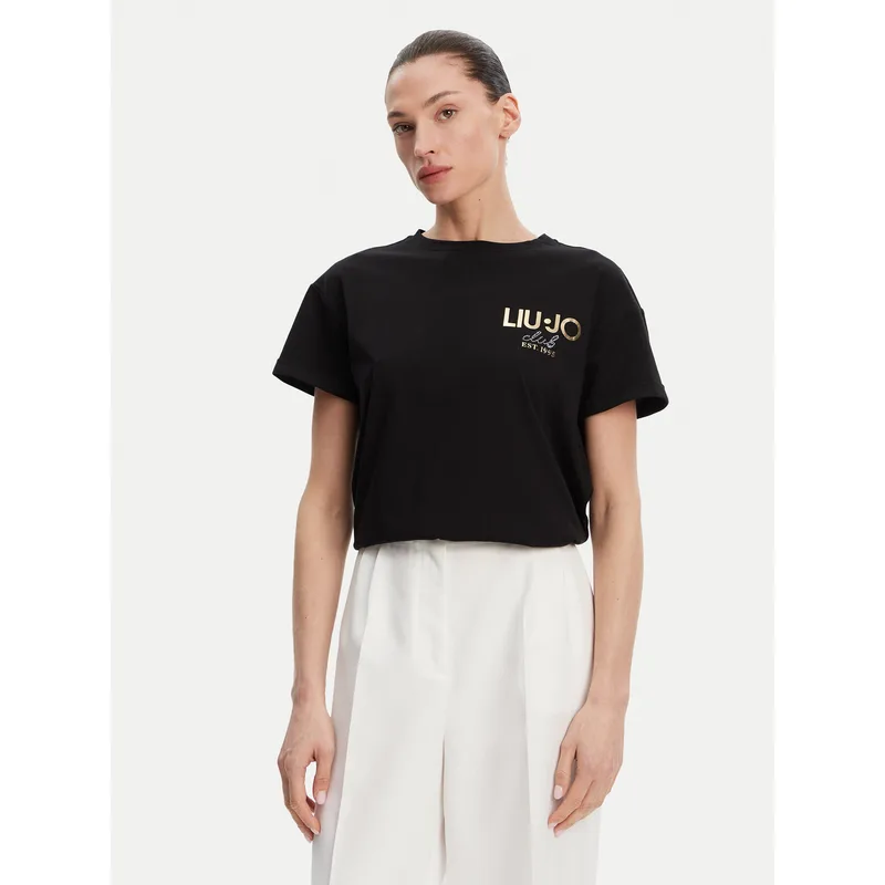 Liu Jo T-Shirt WA5007 JS923 Μαύρο Relaxed Fit