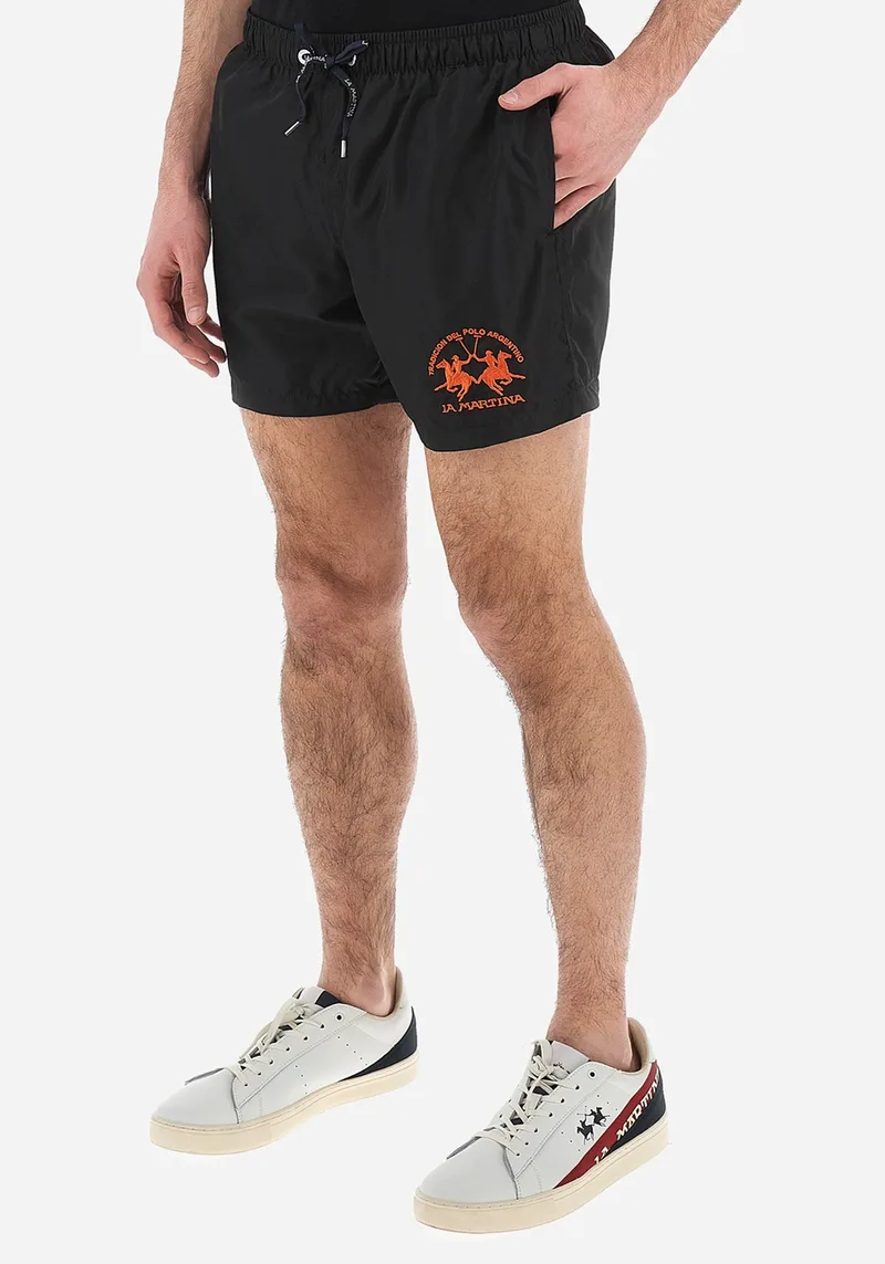 La Martina Ανδρικό Μαγιό της σειράς Vascotto - VMM001 PA023 9999 Black