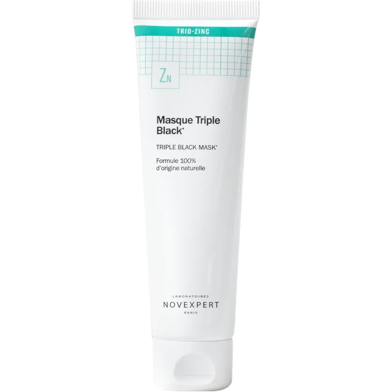 Novexpert Triple Black Mask Μαύρη Μάσκα Τριπλής Δράσης για Δέρμα με Τάση για Ακμή 70g