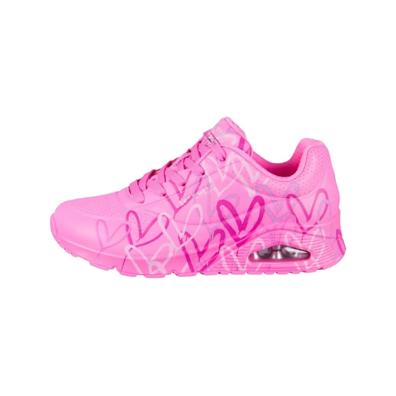 Sneakers Skechers Baskets x JGoldcrown Uno - Spread the Love rose