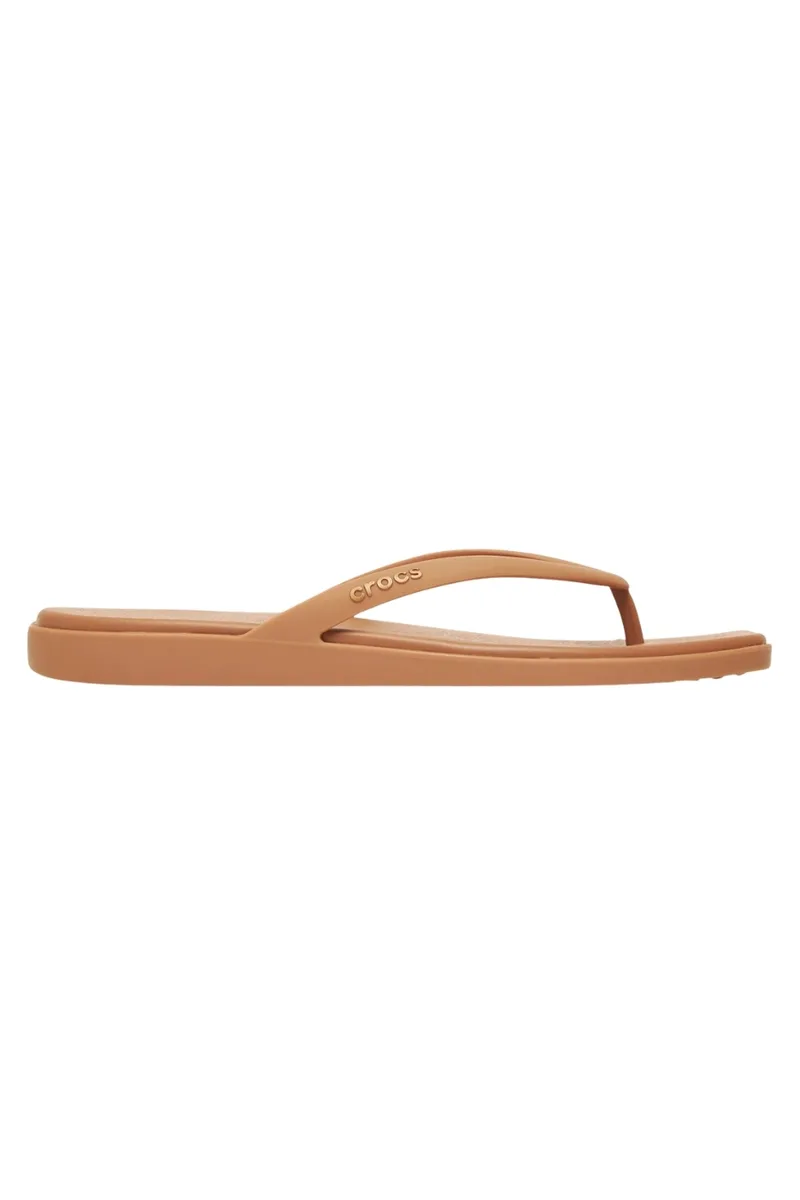CROCS Γυναικείες Miami Flip Slides - Καφέ-211435-BROWN