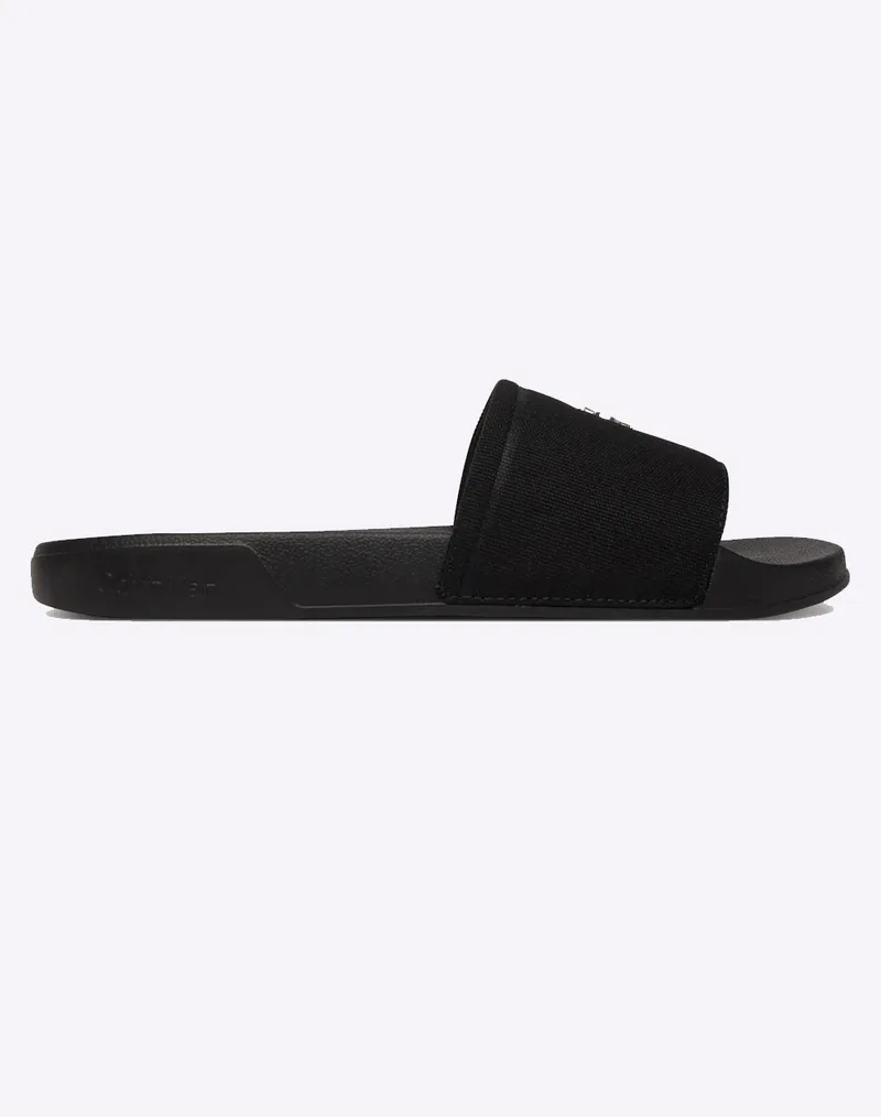 CALVIN KLEIN JEANS POOL SLIDE CANVAS HDW HW0HW02960-0GJ Black
