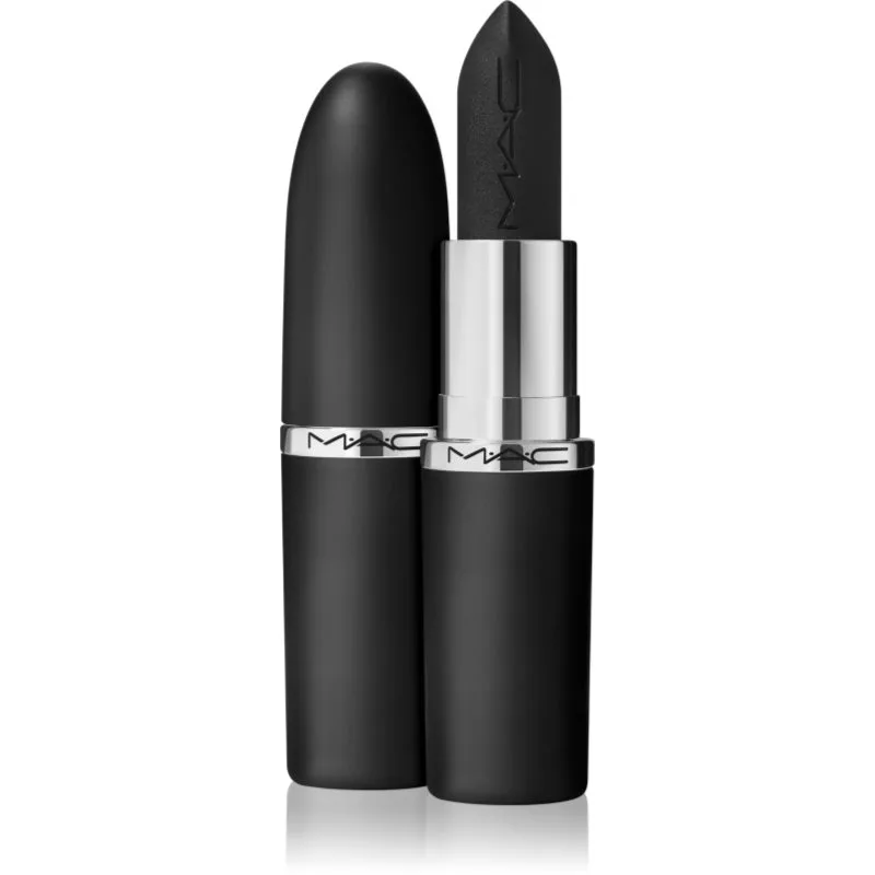 MAC Cosmetics MACximal Silky Matte Lipstick ματ κραγιόν απόχρωση Caviar 3,5 γρ