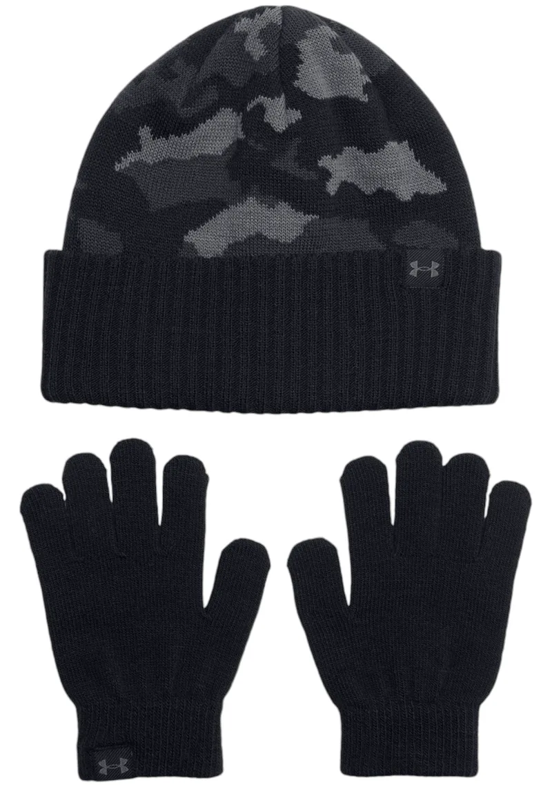 Σκουφί Under Armour Σετ Beanie Glove Combo 1386641-001 Αγόρι