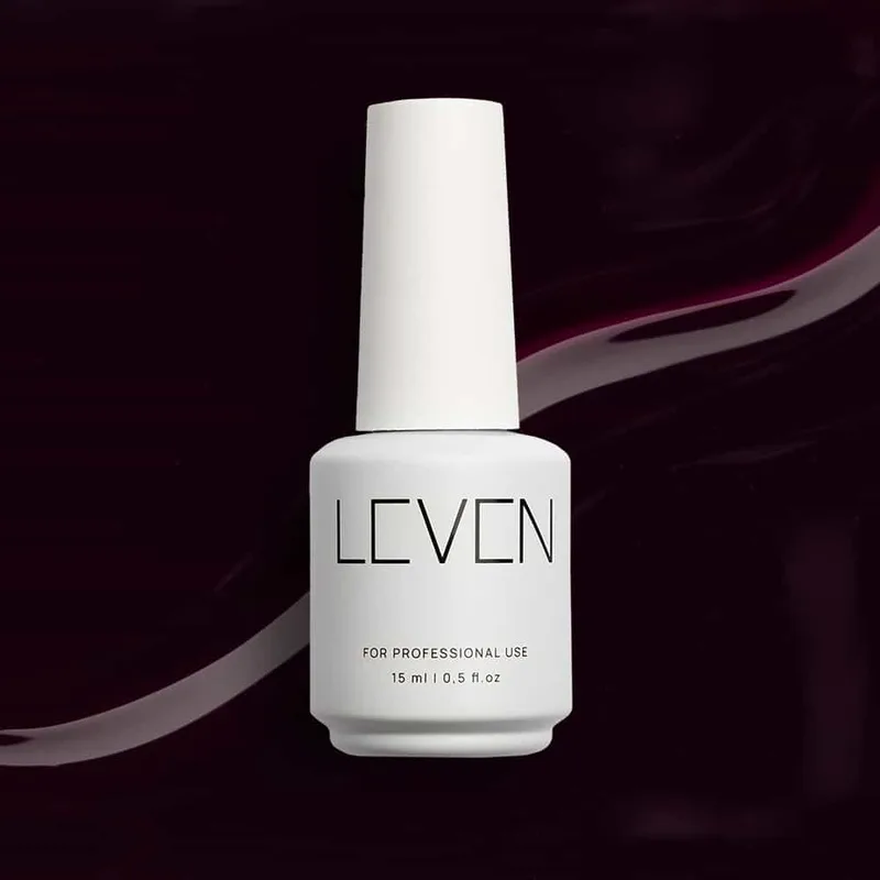 Leven | Ημιμόνιμο βερνίκι 15ml no. 259 Plum