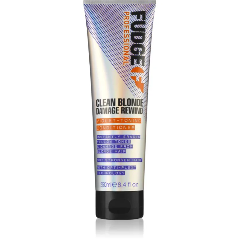 Fudge Clean Blonde Damage Rewind μαλακτικό με χρώμα για ξανθά μαλλιά 250 ml