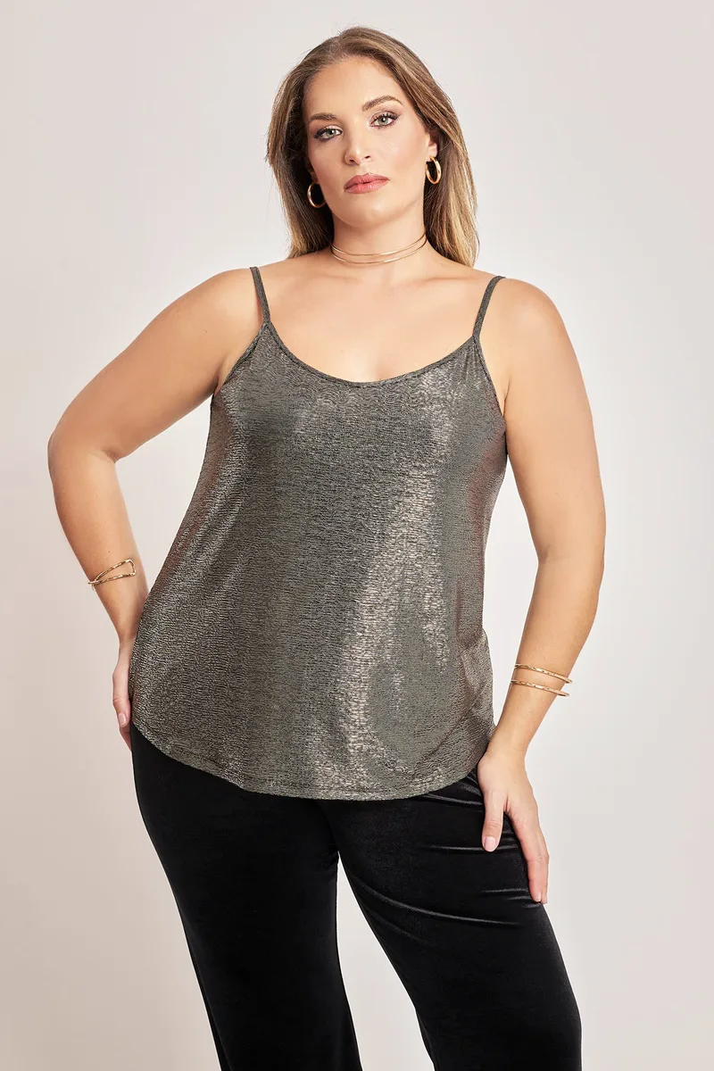 Αμπιγιέ lingerie τοπ με lurex