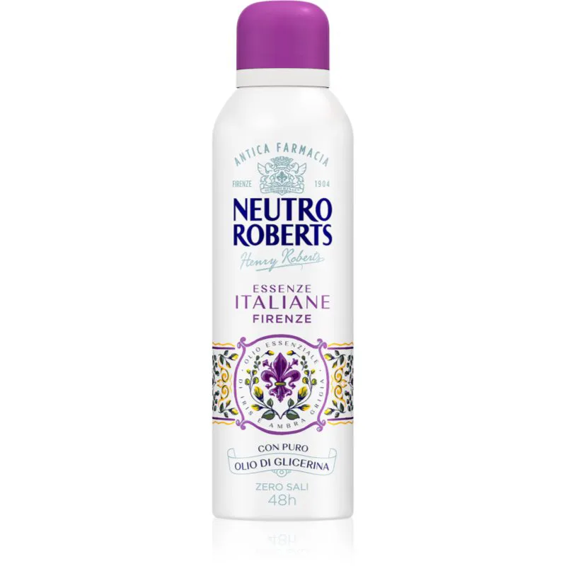 Neutro Roberts Italiane Firenze αποσμητικό σε σπρέι με 48 - ώρη προστασία 200 ml