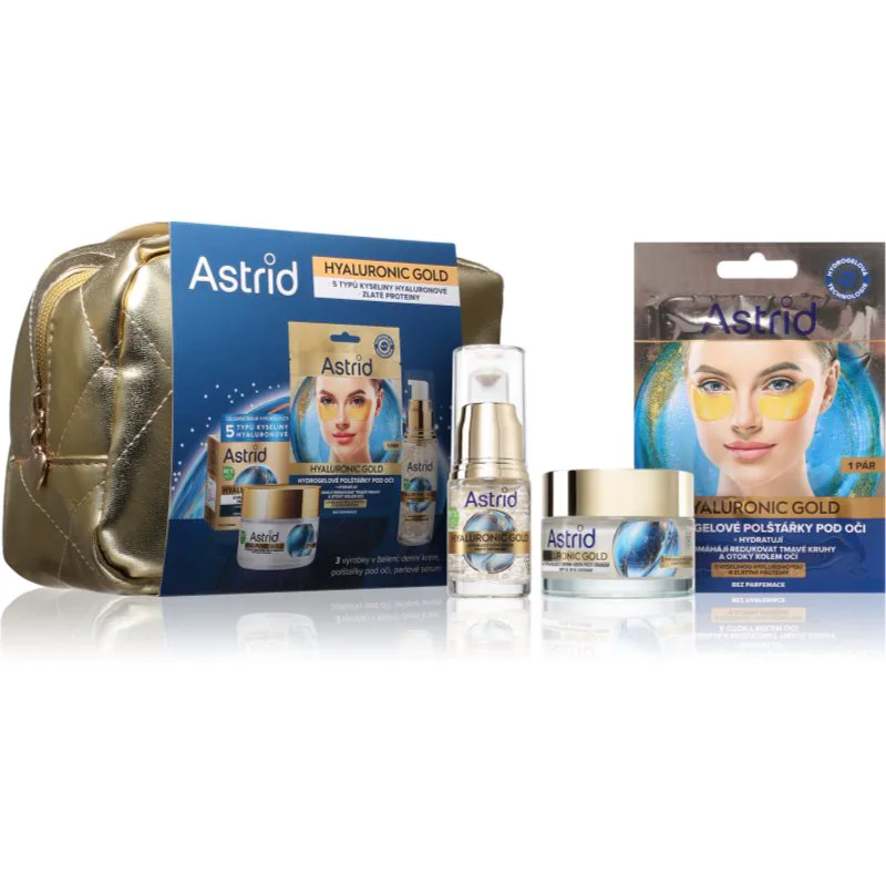 Astrid Hyaluronic Χρυσό σετ δώρου για τέλεια επιδερμίδα