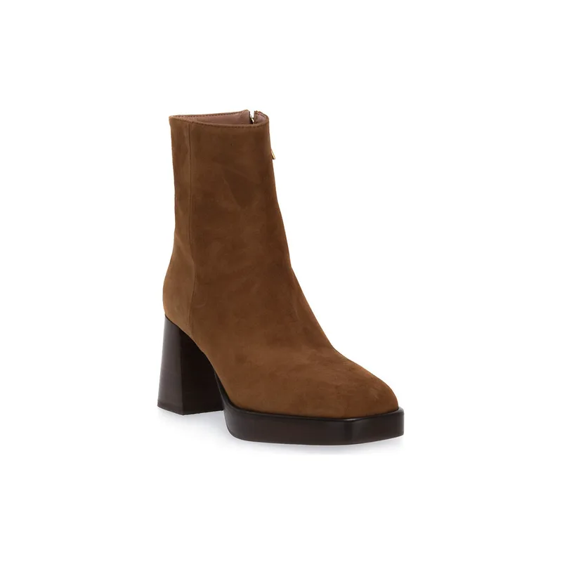 Μποτάκια/Low boots Priv Lab CAMOSCIO TABACCO