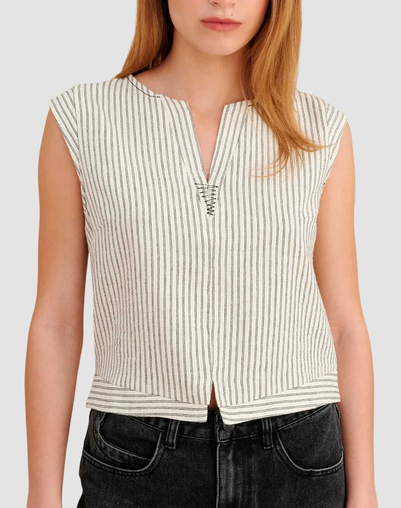 ATTRATTIVO ΤΟΠ 95ΒΑΜΒ4ΛΙ1ΕΛ.ΠΟΛ 91103298-EKROY OffWhite