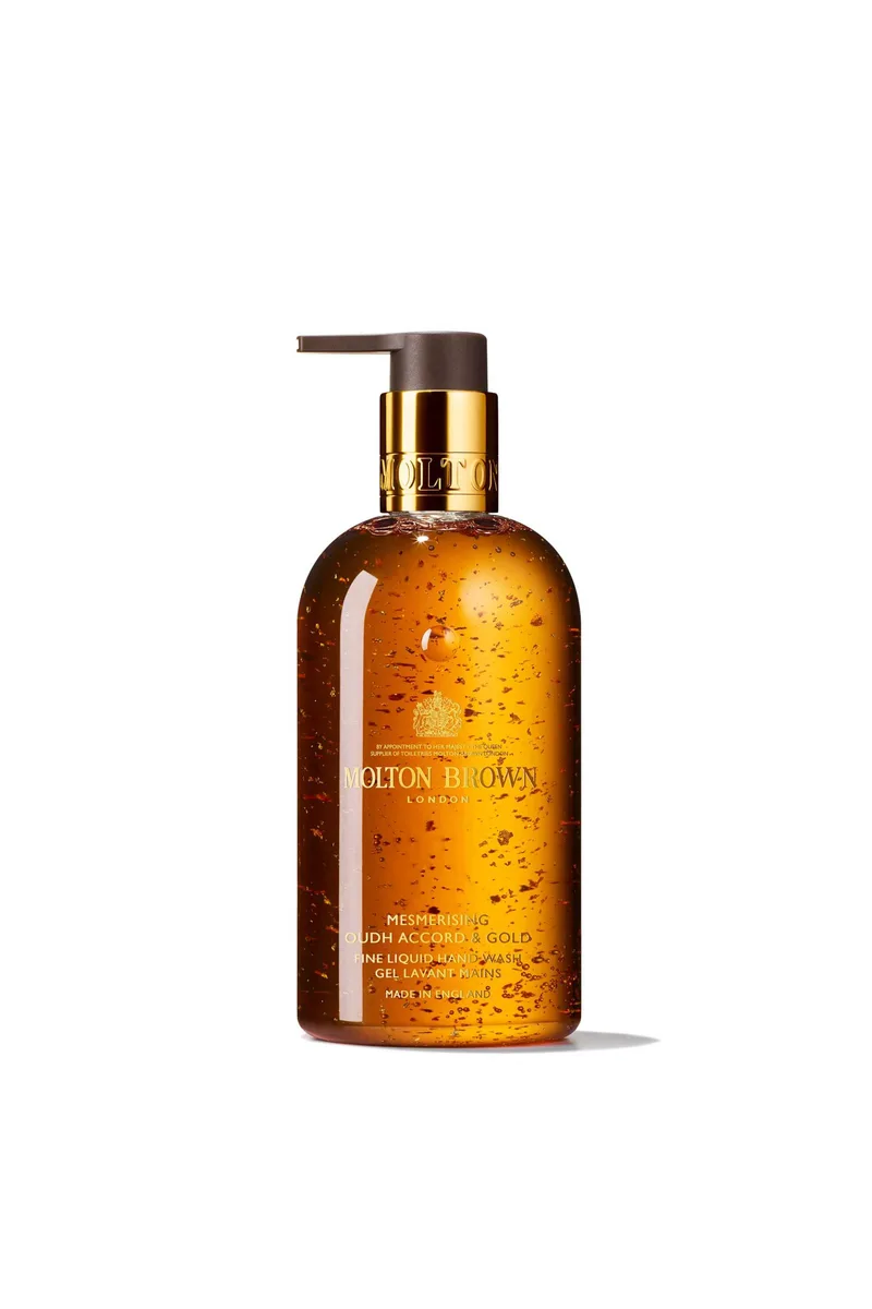 Molton Brown Mesmerising Oudh Accord & Χρυσό Fine Liquid Hand Wash 300 ml - 5110368
