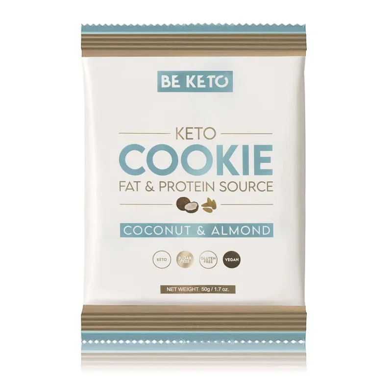 Beketo Keto Cookie Καρύδα & Αμύγδαλο Χωρίς Ζάχαρη (50g)