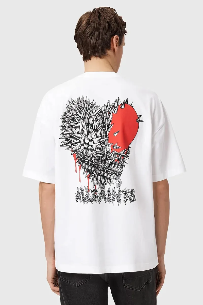 Βαμβακερό μπλουζάκι AllSaints CHASTE