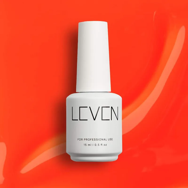 Leven | Ημιμόνιμο βερνίκι 15ml no. 116 Neon Sunrise