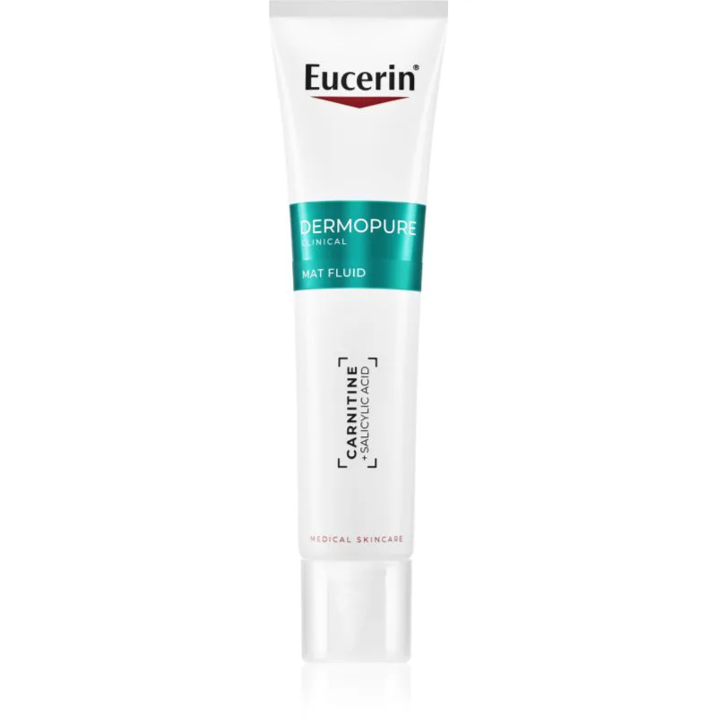 Eucerin DermoPure Clinical Mat Fluid ματ υγρό ενάντια στις ατέλειες της επιδερμίδας με ακμή 40 ml