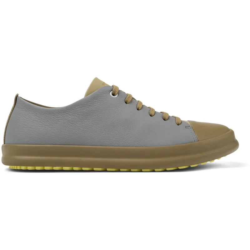 CAMPER Twins - Sneakers Για Ανδρικα - Μπεζ,Γκρι,Καφέ, Μέγεθος 43, Smooth leather