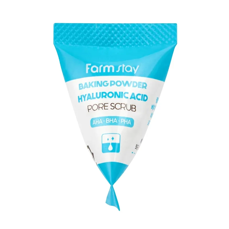 Farmstay Baking Powder Hyaluronic Acid AHA BHA PHA Pore Scrub 7g
