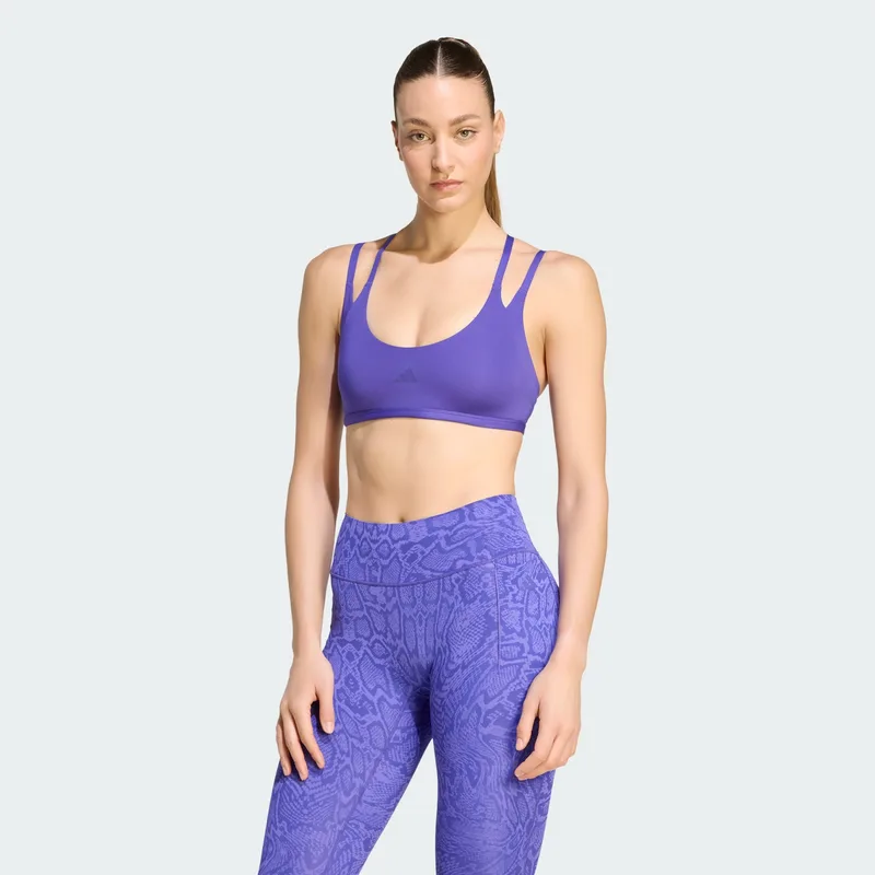 adidas W Optime Workout Strappy Light Sup Bra (9000280716_94618)