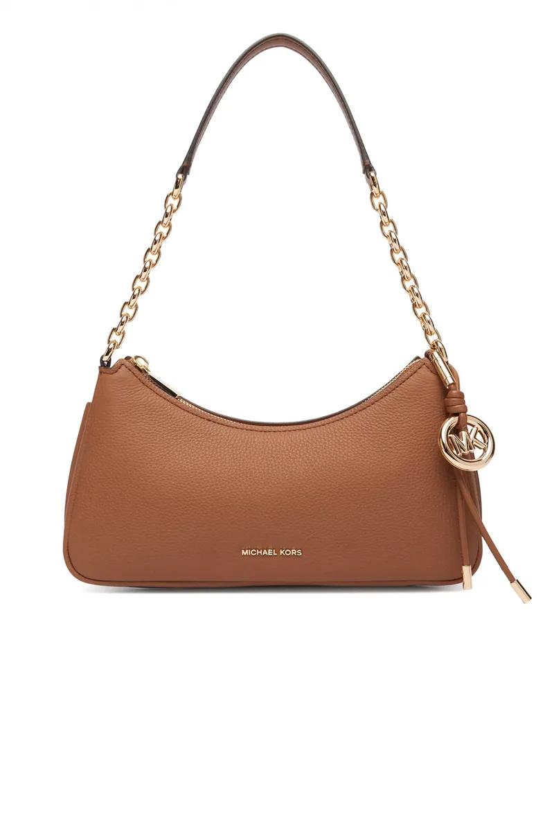 MICHAEL KORS ΤΣΑΝΤΑΚΙ ΩΜΟΥ NOLITA METAΛΛΙΚΟ LOGO ΤΑΜΠΑ