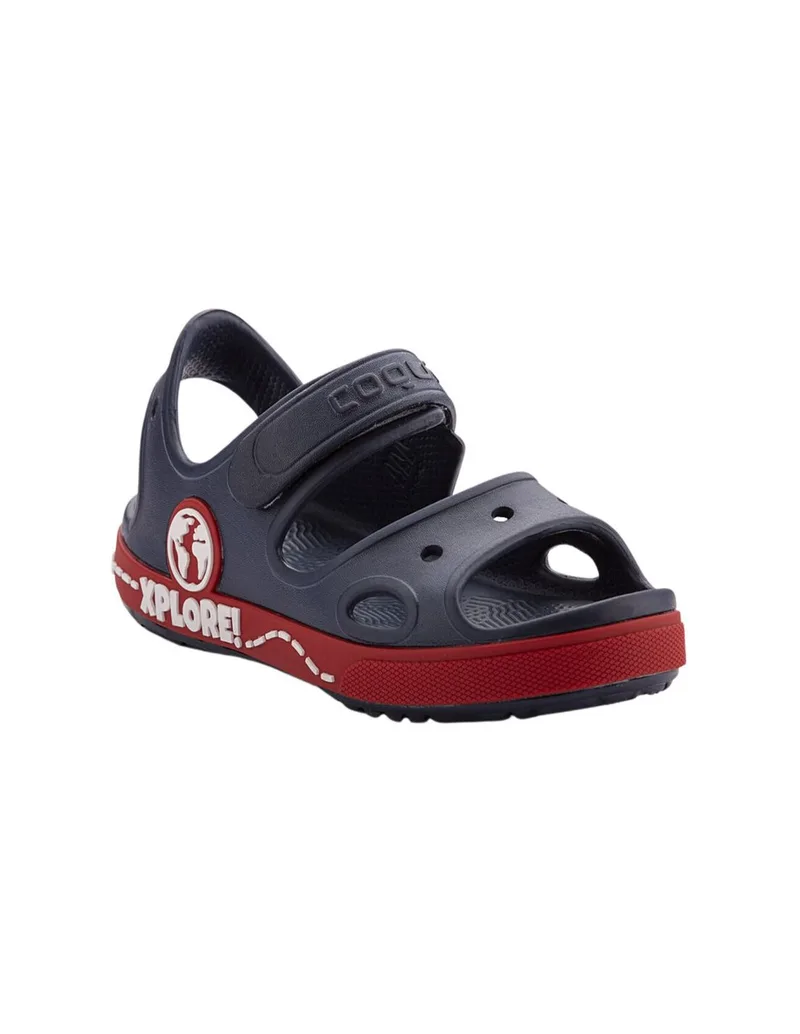 Coqui Παιδικά Παπουτσάκια Θαλάσσης Yogi 8861 Navy Μπλε