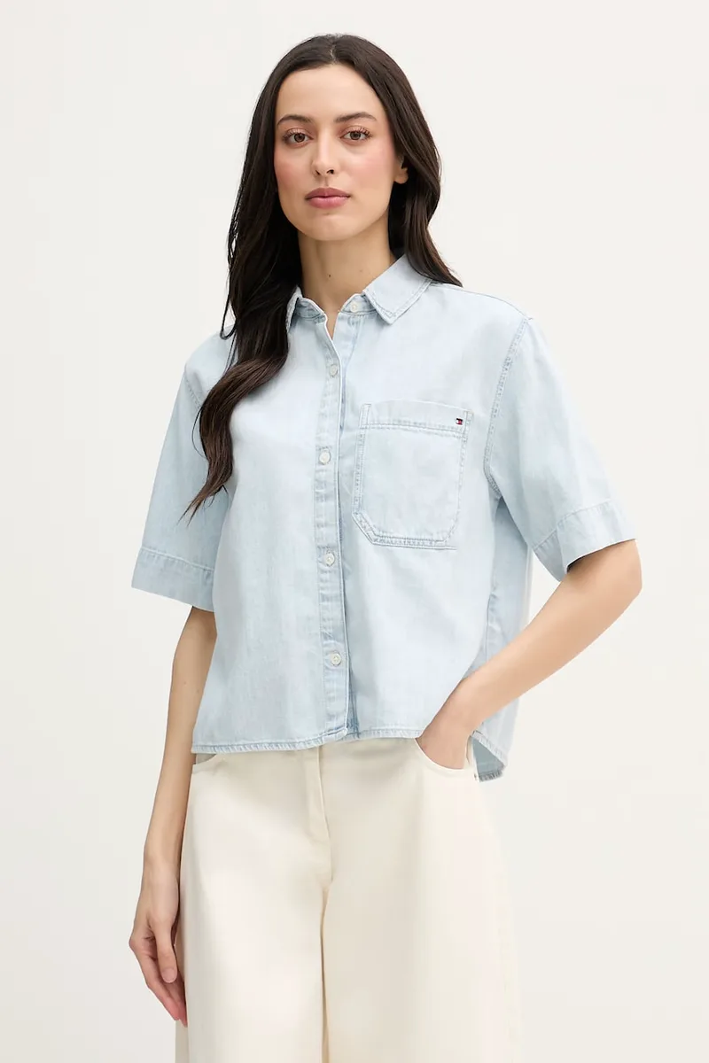 Tommy Hilfiger Πουκάμισο γυναικείο ντένιμ