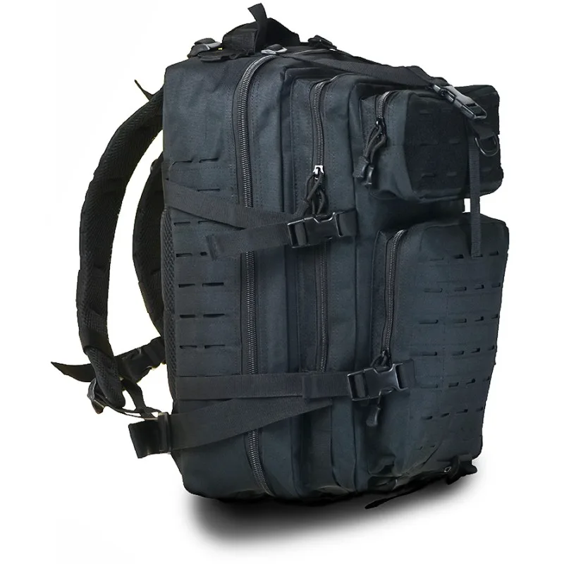 US Laser Cut Assault Backpack 40L Commander by Colorlife 9206-01 Black