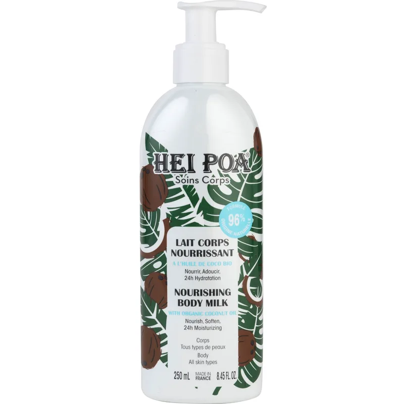Hei Poa Nourishing Body Milk with Organic Coconut Oil Θρεπτικό Γαλάκτωμα Σώματος με Βιολογικό Λάδι Καρύδας 250ml
