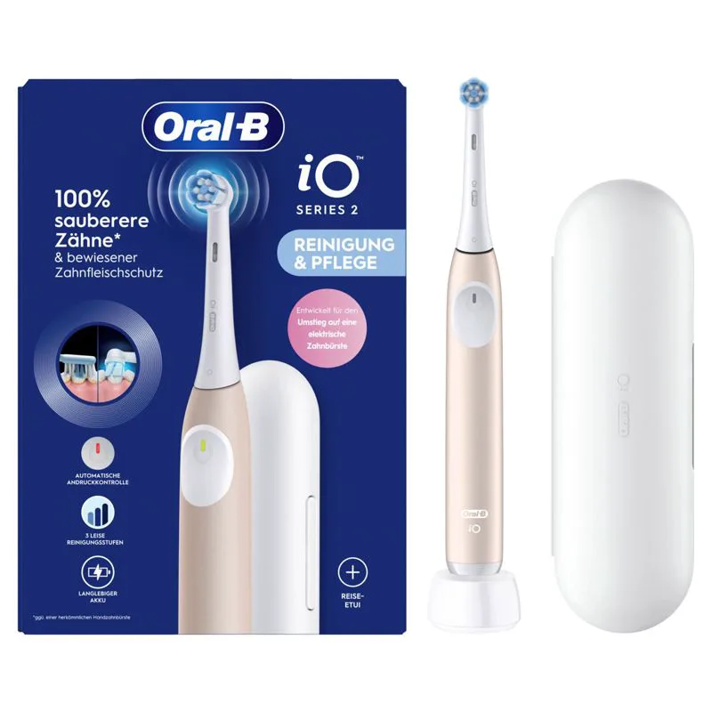 Oral-B iO Series 2 Electric Toothbrush in Calm Ροζ with Travel Case