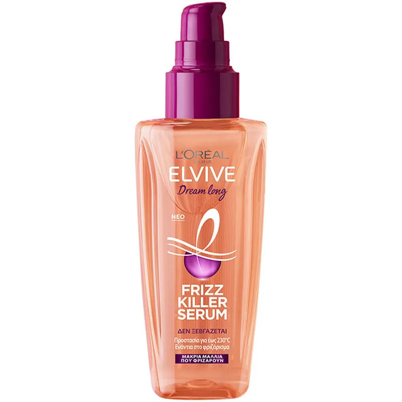 L'Oreal Paris Elvive Dream Long Frizz Killer Serum Θερμοπροστατευτικός Ορός Κατά του Φριζαρίσματος για Μακριά Μαλλιά 100ml