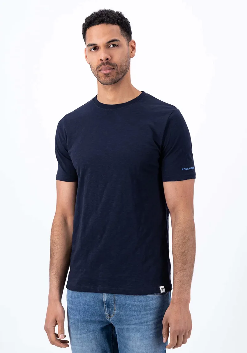 Fynch Hatton T Shirt της σειράς Basic - 1413 1804 685 Navy
