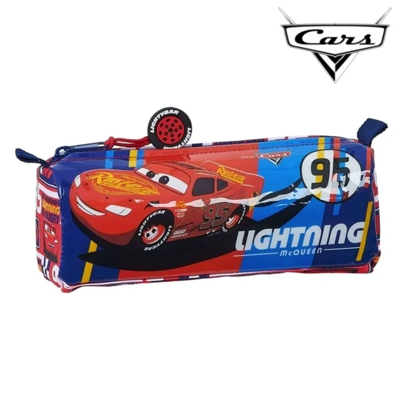 Κασετίνα Βαρελάκι με 1 Θήκη Cars Racing Block Πολύχρωμη