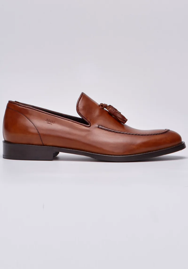 BOSS Shoes Δερμάτινα Παπούτσια της σειράς Cognac Aqua - S6333 Brown