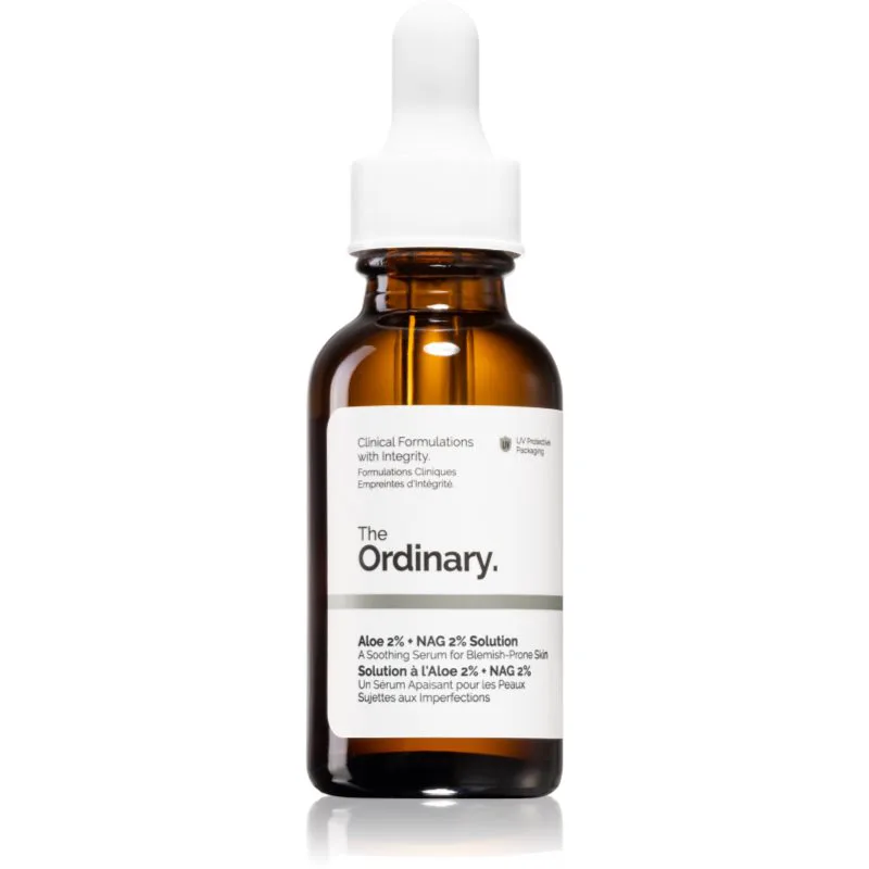 The Ordinary Aloe 2% + NAG 2% Solution καταπραϋντικός ορός κατά της ακμής 30 ml
