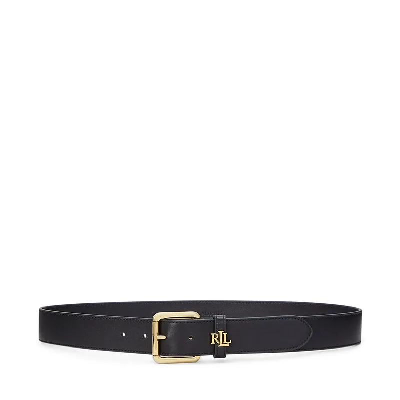 Ζώνη Γυναικεία LAUREN RALPH LAUREN Logo Keeper 412968765001 Μαύρο
