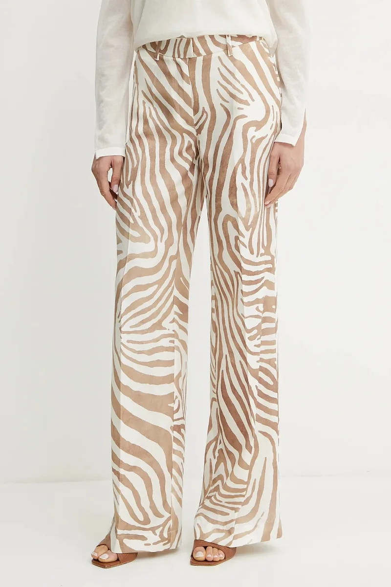 Παντελόνι με λινό μείγμα Marciano by Guess GISELLE