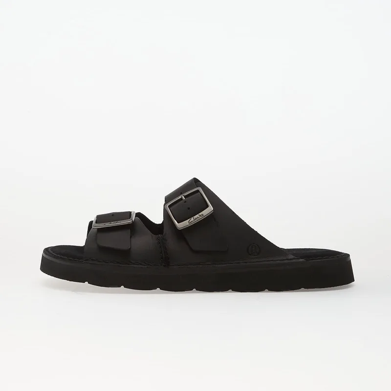 Sneakers Clarks Solsbury Strap Black Leather EUR 45