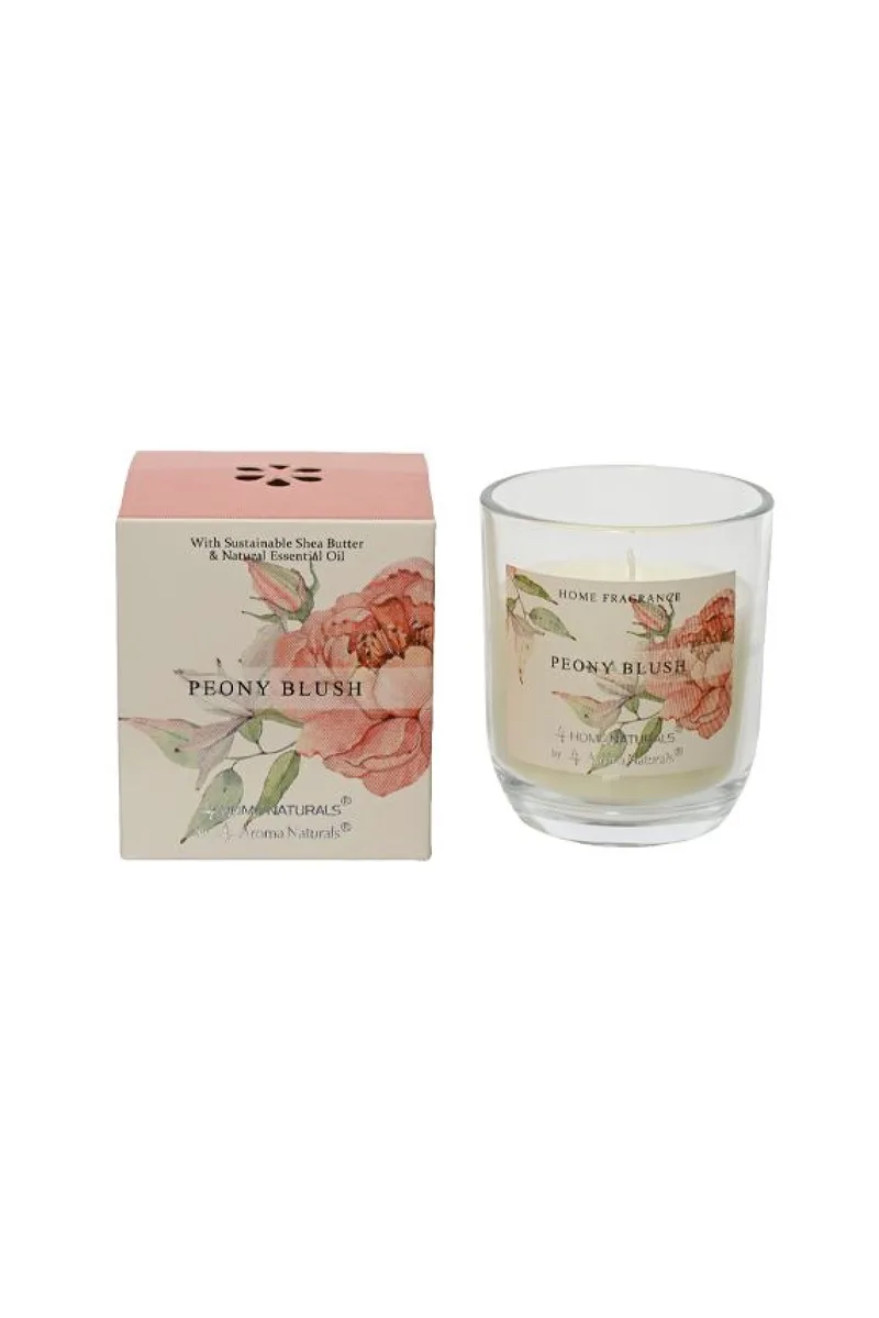 Κερι Αρωματικο Σε Ποτηρι Με Αρωμα Peony Blush 140Gr 7.8x7.8x9cm Μονόχρωμο Kaeming