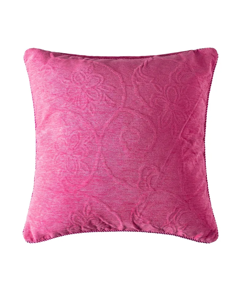 Μαξιλαροθήκη Διακόσμησης Silk Fashion 55 Φούξια 45x45