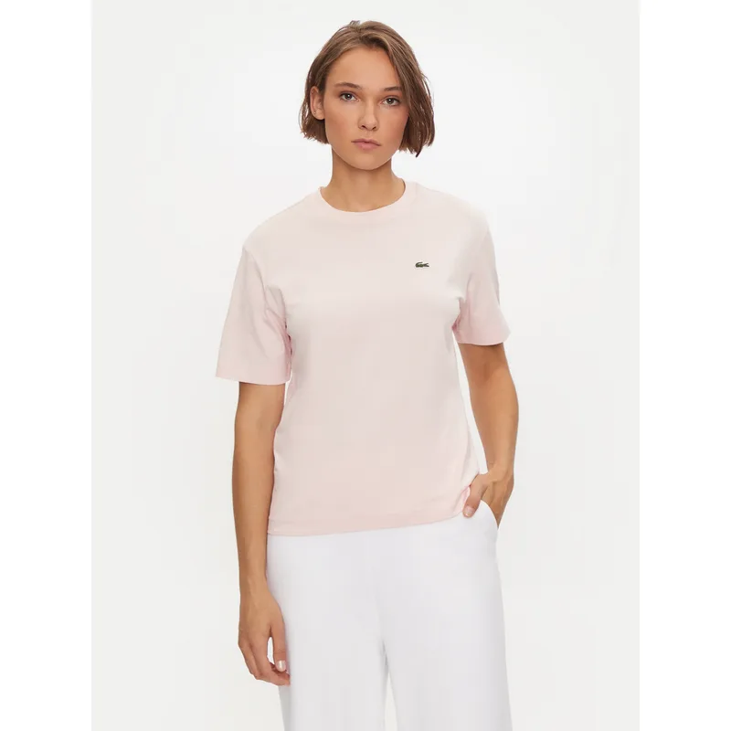 Lacoste T-Shirt TF7215 Ροζ Loose Fit