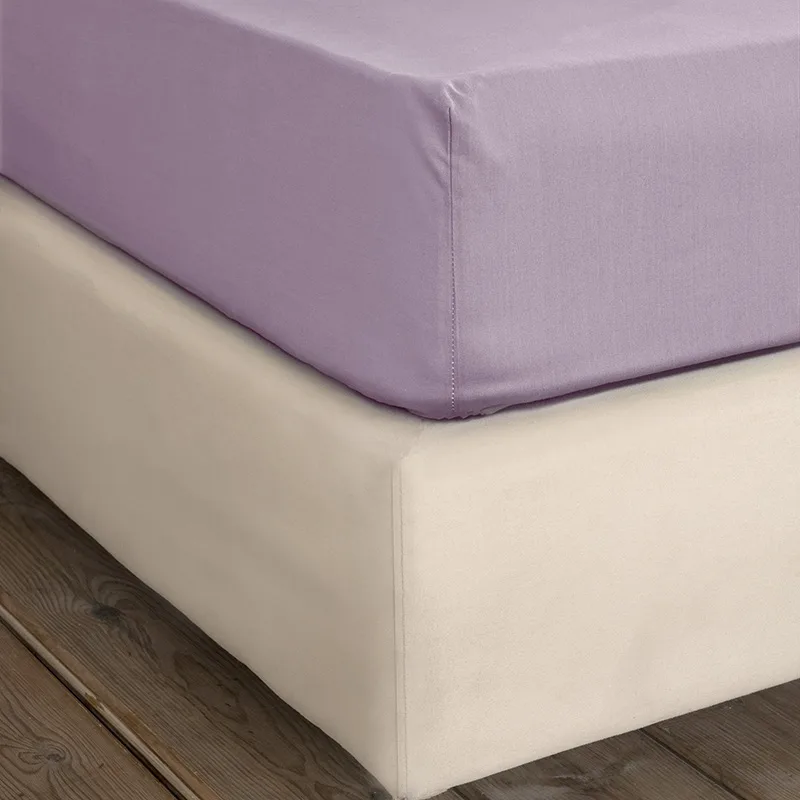 Σεντόνι Μεμονωμένο Μονό 100X200+32 Nima Unicolors Pale Mauve Με Λάστιχο (100x200+32)